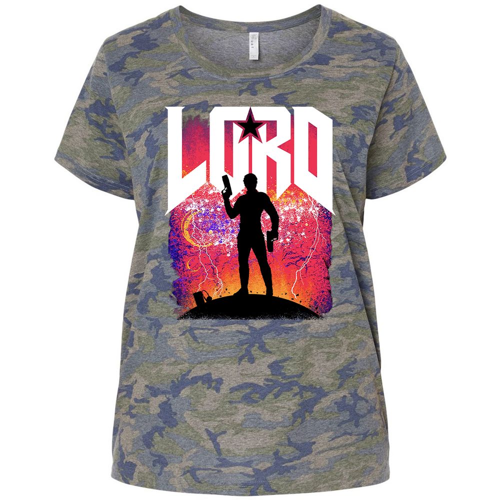 Ladies Curvy Jersey - S2KSWSL7 - Vintage Camo - 5