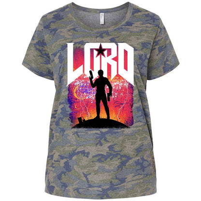 Ladies Curvy Jersey - S2KSWSL7 - Vintage Camo - 5