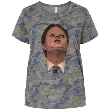 Ladies Curvy Jersey - SF9MPSM2 - Vintage Camo - 5