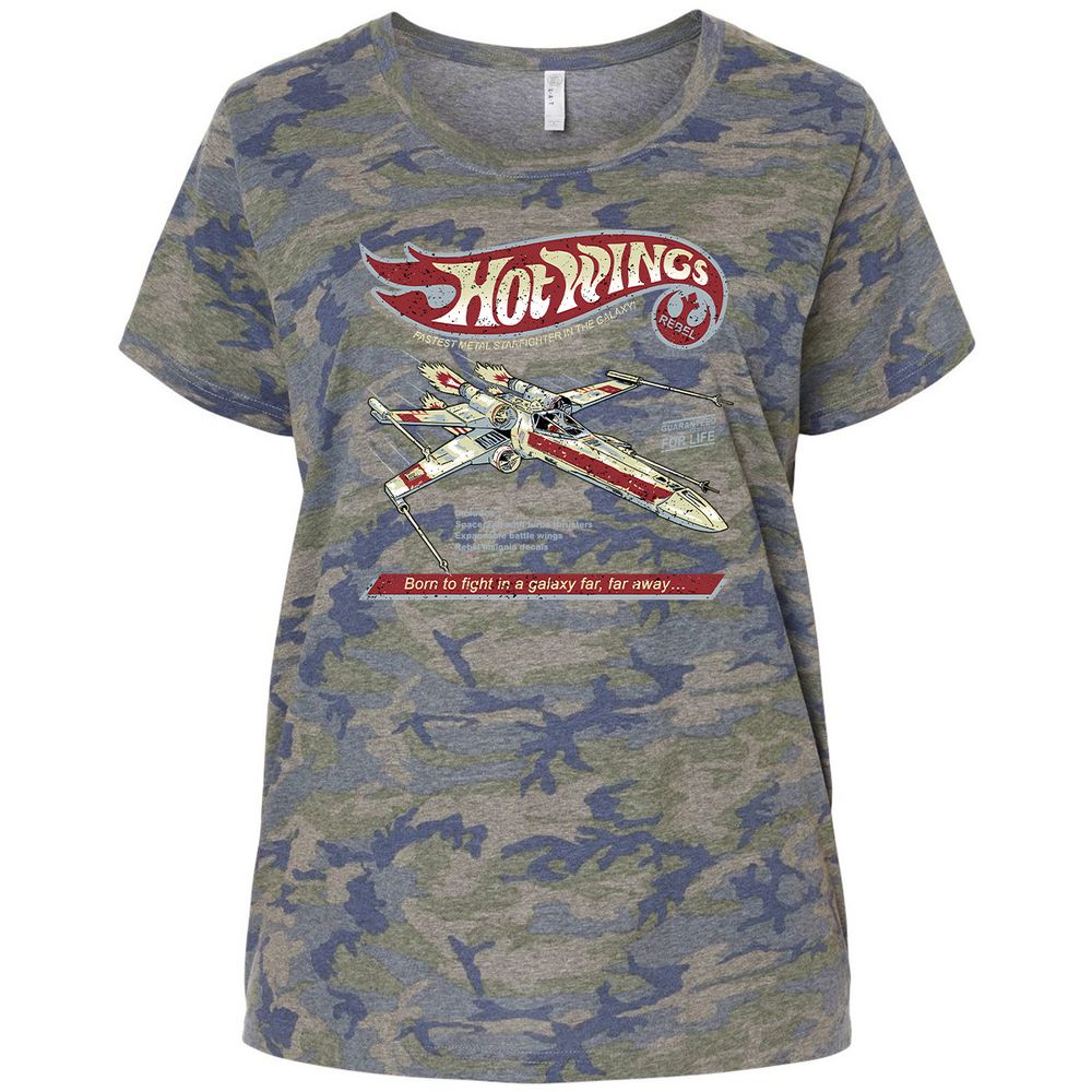 Ladies Curvy Jersey - 91TLD32C - Vintage Camo - 5