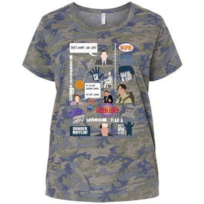 Ladies Curvy Jersey - HDEHQRV9 - Vintage Camo - 5