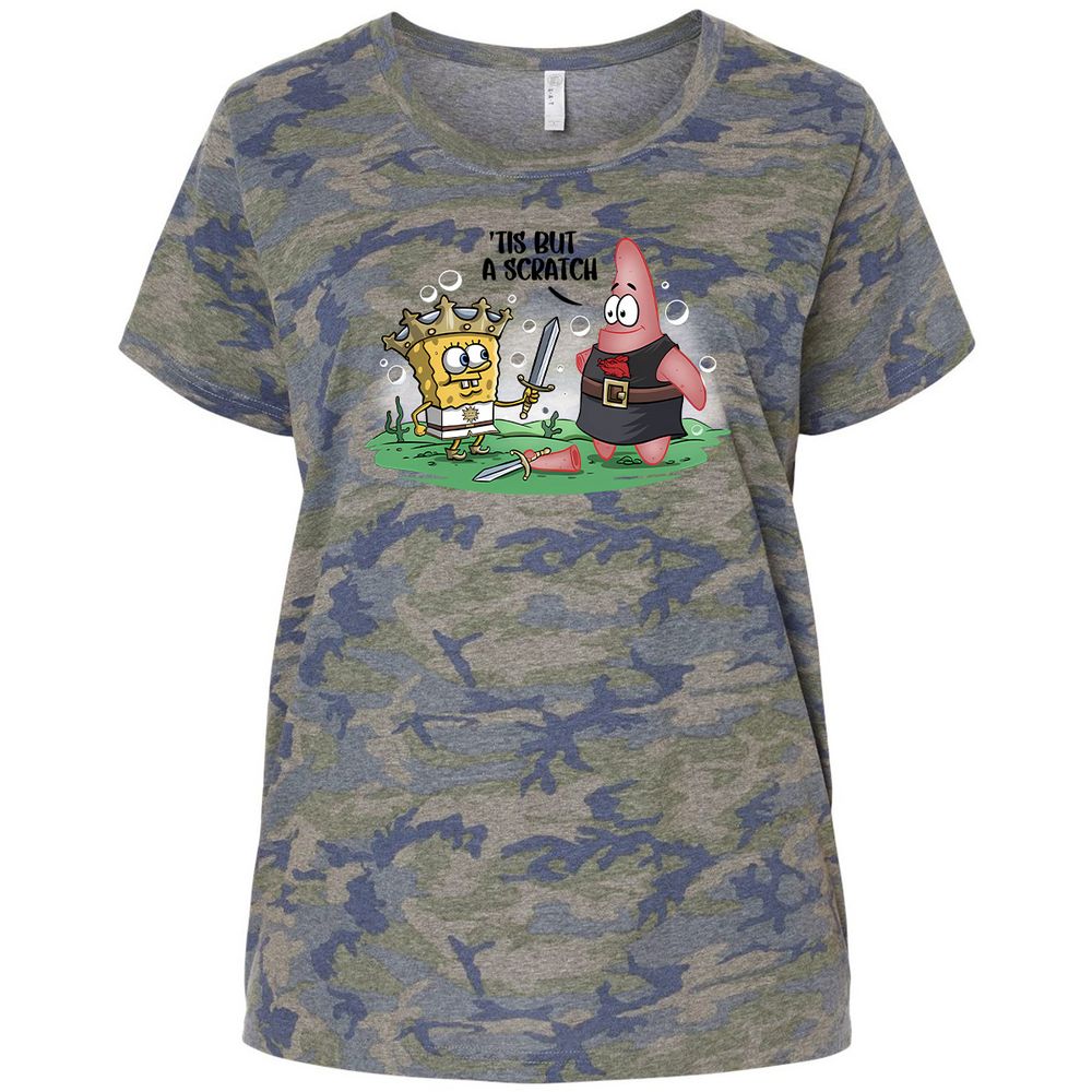 Ladies Curvy Jersey - JEWQZN9P - Vintage Camo - 5