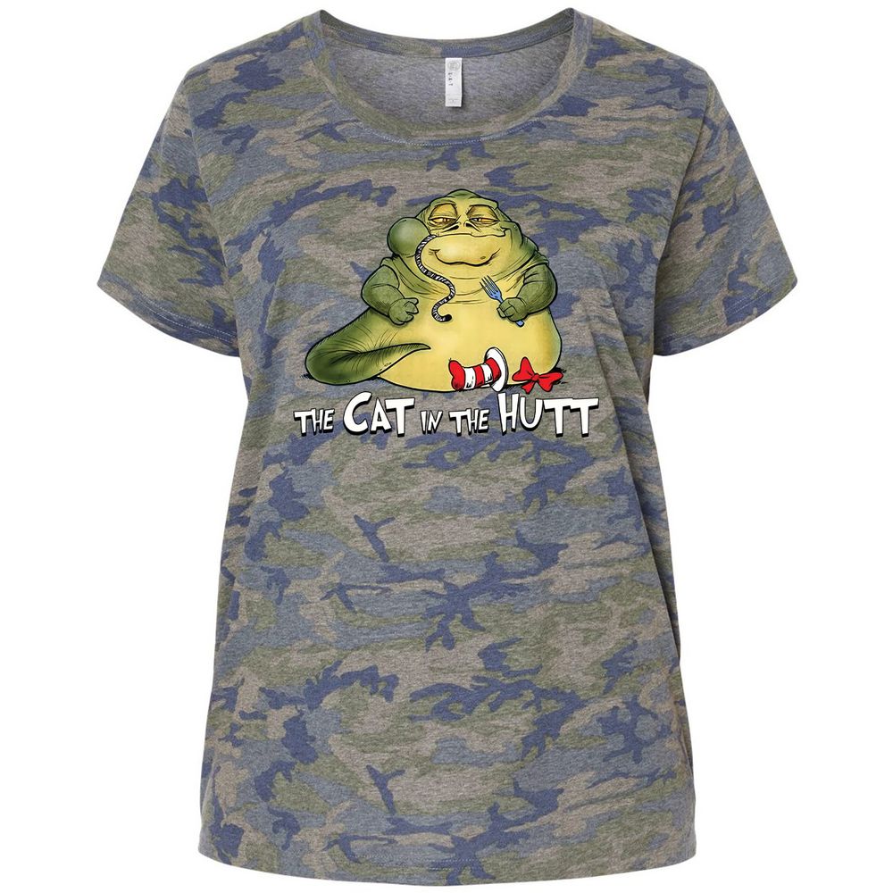 Ladies Curvy Jersey - BL4P56LH - Vintage Camo - 5