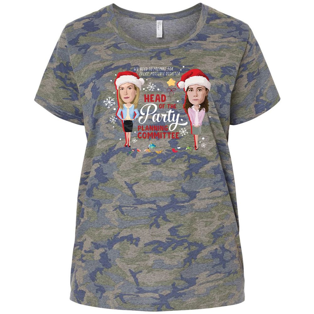 Head Of The Party Planning Committee Christmas - Vintage Camo - 5