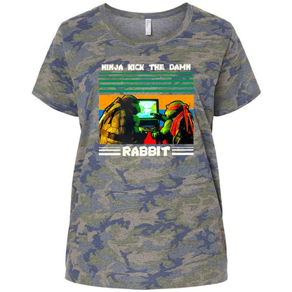 Ladies Curvy Jersey - 42TGVKKN - Vintage Camo - 5