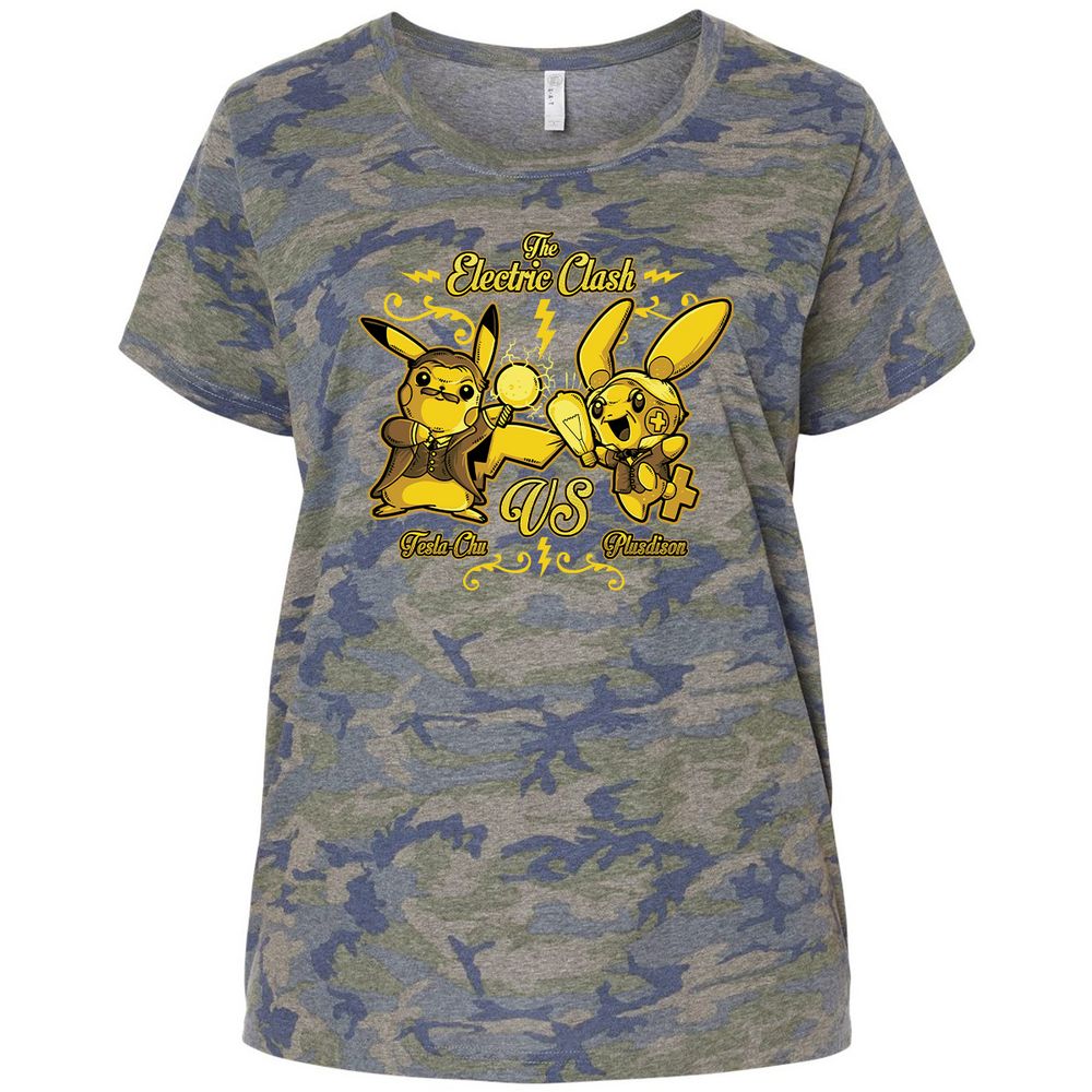 Ladies Curvy Jersey - DEJX1F2V - Vintage Camo - 5