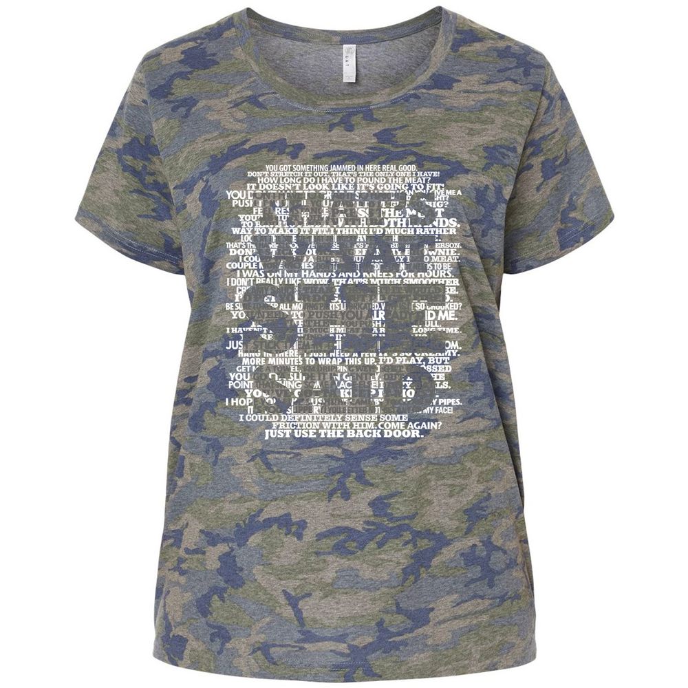 Ladies Curvy Jersey - B5V21XDV - Vintage Camo - 5