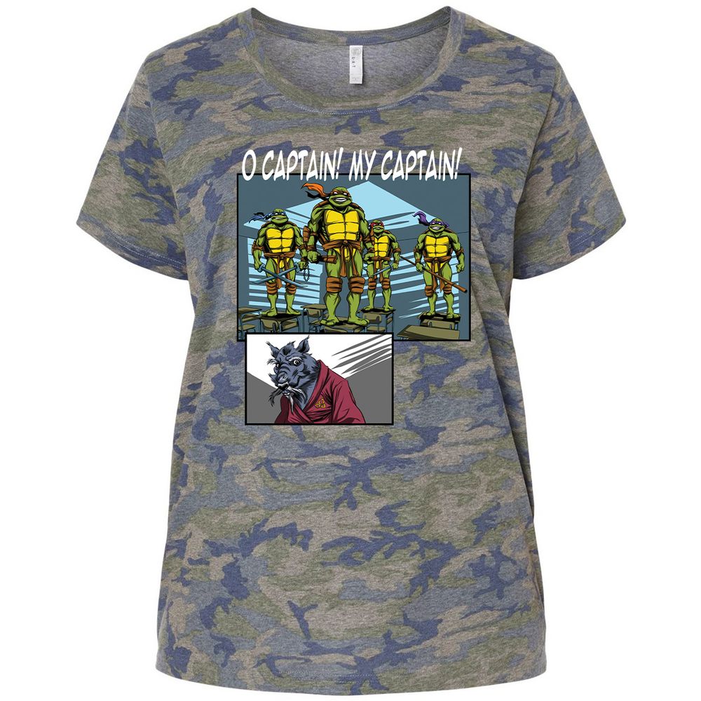 Ladies Curvy Jersey - UYETKGD5 - Vintage Camo - 5