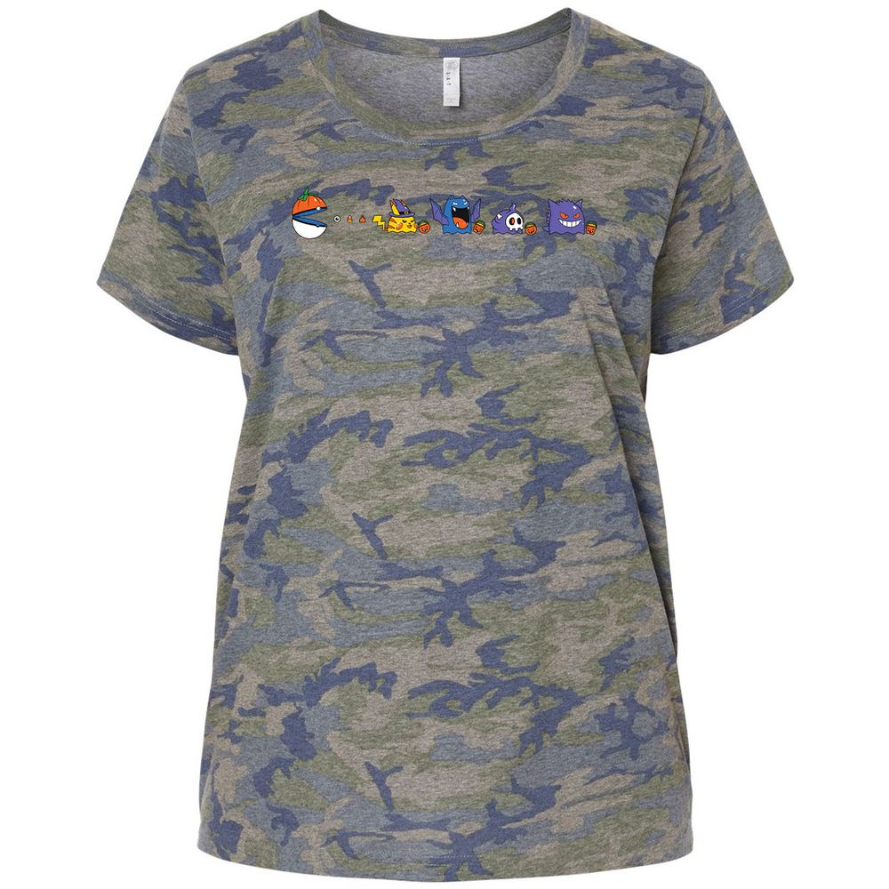Ladies Curvy Jersey - WYJZ1A5E - Vintage Camo - 5
