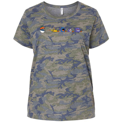 Ladies Curvy Jersey - WYJZ1A5E - Vintage Camo - 5