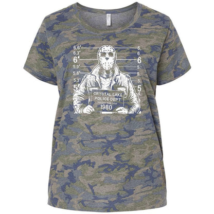 Ladies Curvy Jersey - QBEQ58WH - Vintage Camo - 5