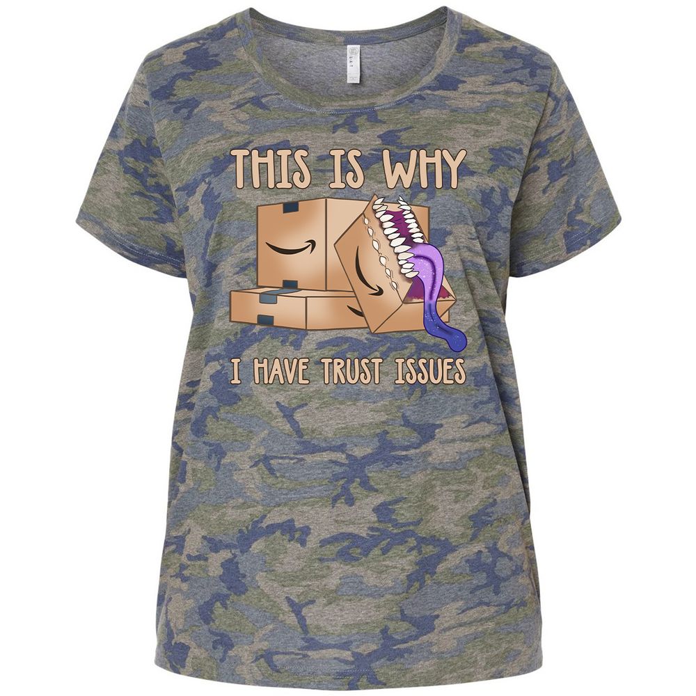 Ladies Curvy Jersey - 6BHBZ5MU - Vintage Camo - 5