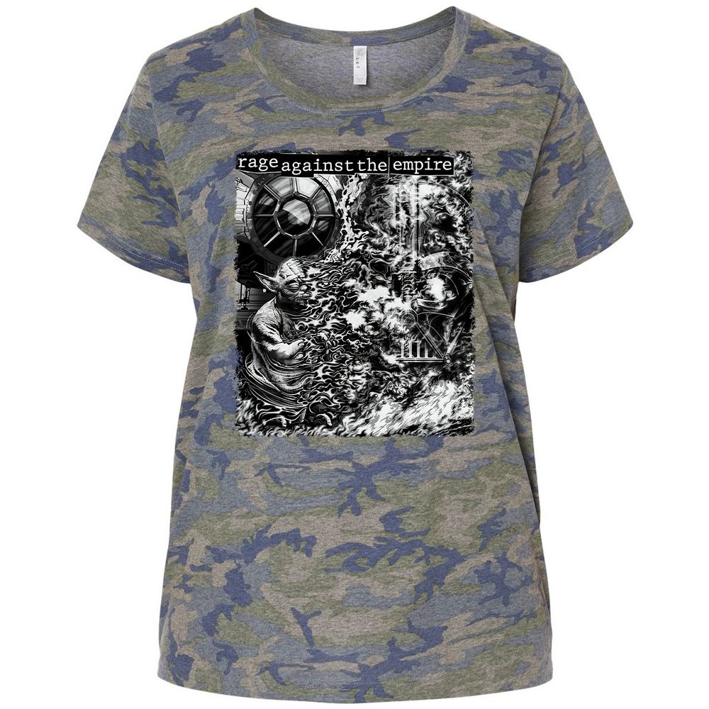 Ladies Curvy Jersey - MA7KS3D7 - Vintage Camo - 5