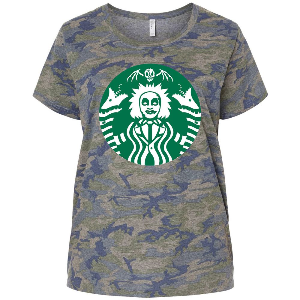 Ladies Curvy Jersey - UD6DYZZE - Vintage Camo - 5