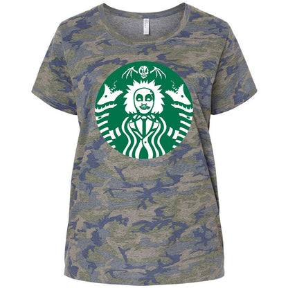 Ladies Curvy Jersey - UD6DYZZE - Vintage Camo - 5