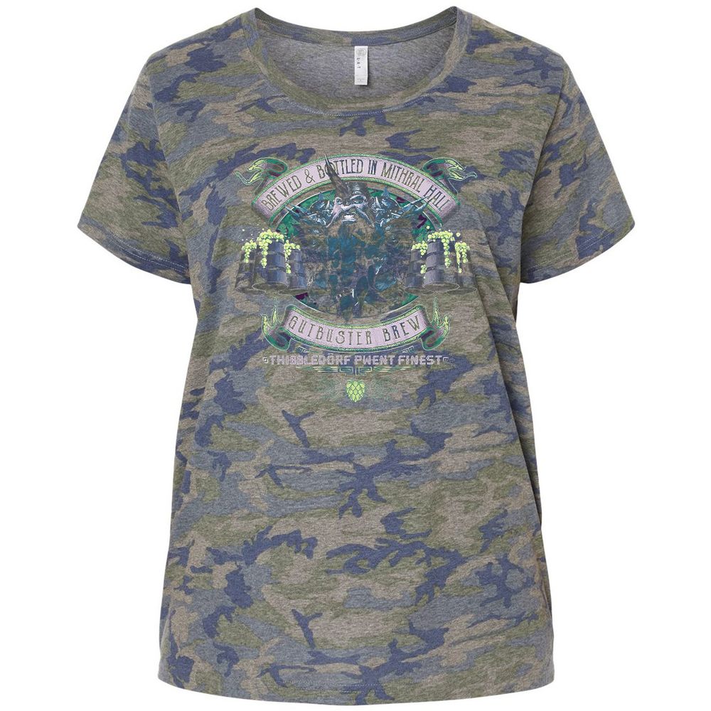 Ladies Curvy Jersey - 9DDEZPYS - Vintage Camo - 5