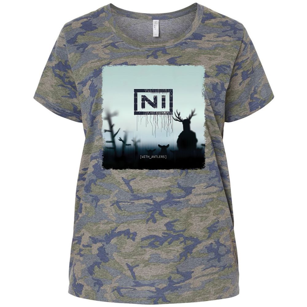 Ladies Curvy Jersey - RG438S6Q - Vintage Camo - 5