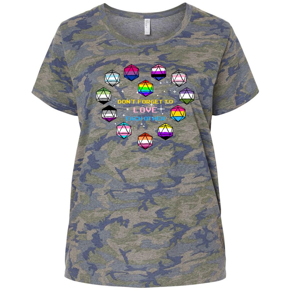 Ladies Curvy Jersey - 71YZVSRX - Vintage Camo - 5