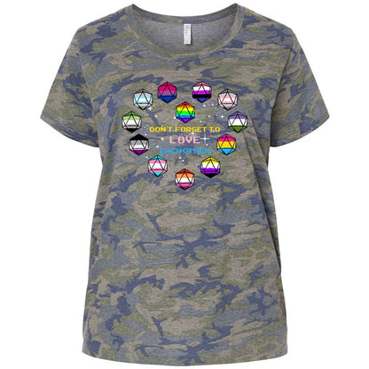 Ladies Curvy Jersey - 71YZVSRX - Vintage Camo - 5