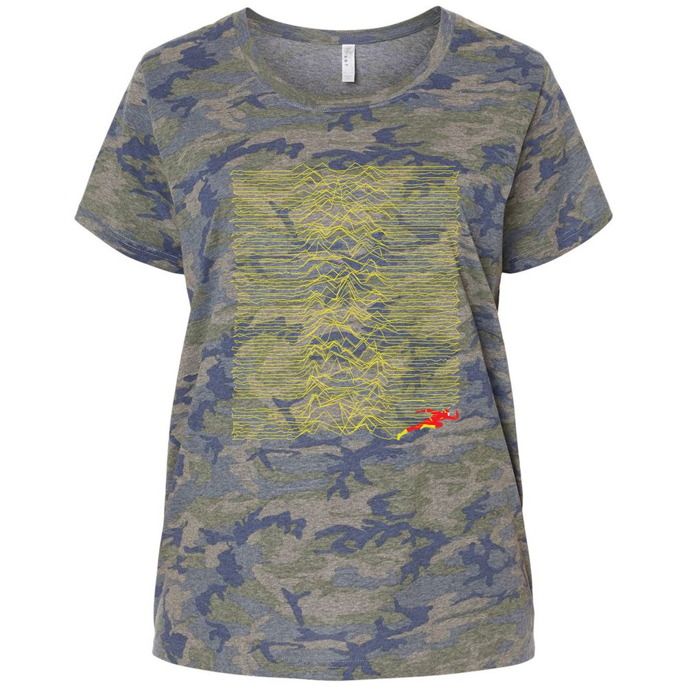 Ladies Curvy Jersey - 1ZWB3PHF - Vintage Camo - 5