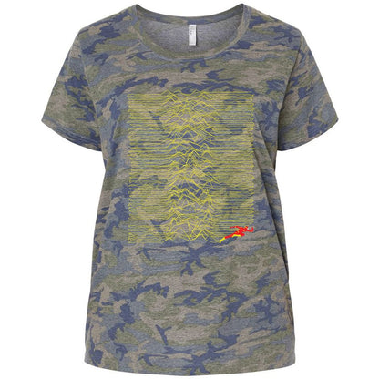 Ladies Curvy Jersey - 1ZWB3PHF - Vintage Camo - 5