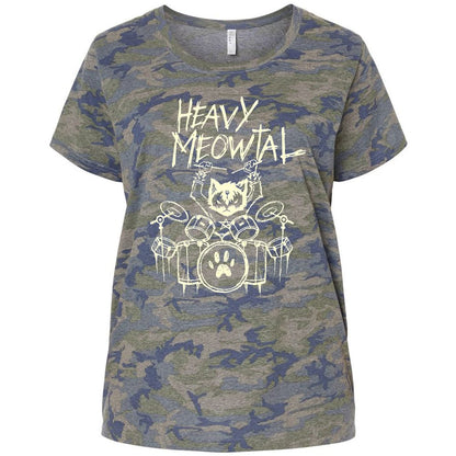 Ladies Curvy Jersey - XNJP1VK8 - Vintage Camo - 5