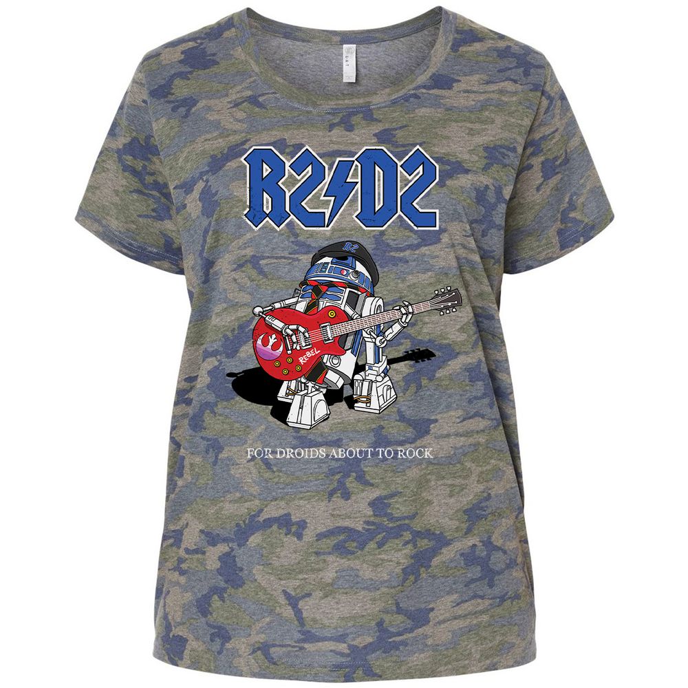 Ladies Curvy Jersey - EVL6RHV6 - Vintage Camo - 5