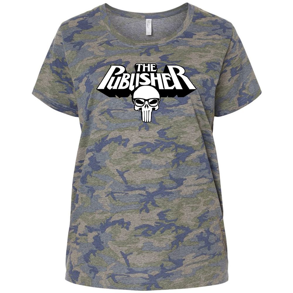 Ladies Curvy Jersey - CQSGX4U9 - Vintage Camo - 5