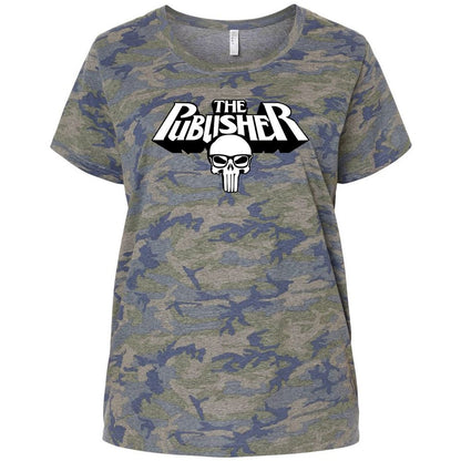 Ladies Curvy Jersey - CQSGX4U9 - Vintage Camo - 5