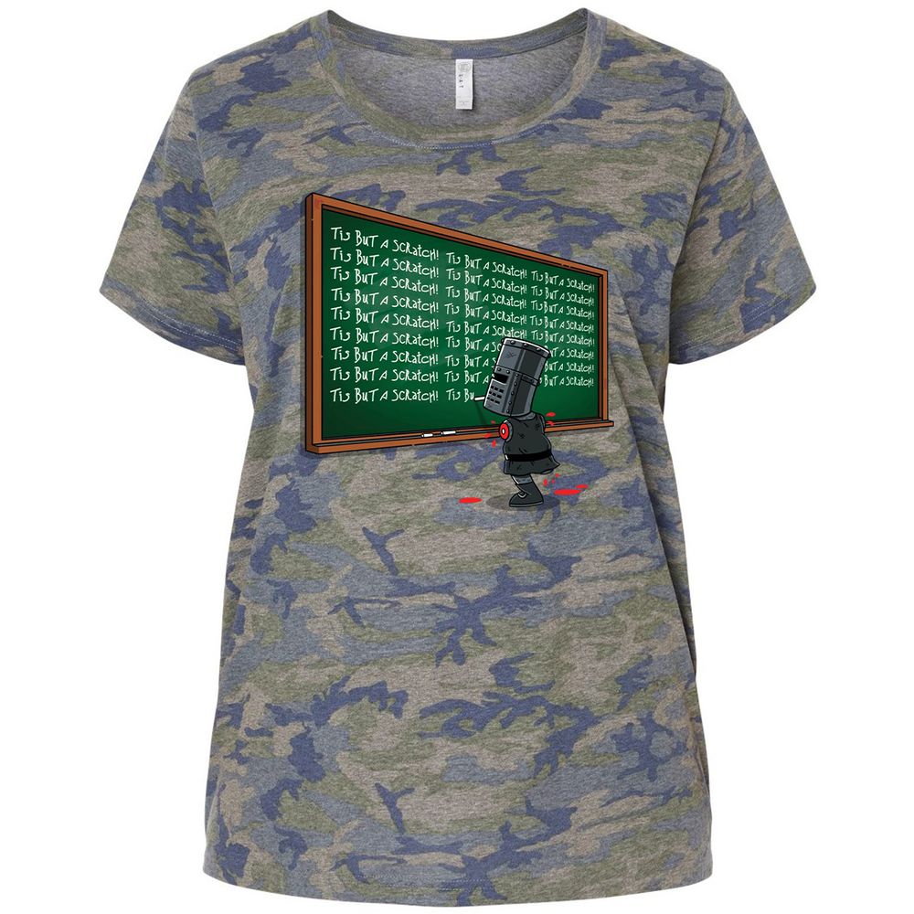 Ladies Curvy Jersey - F83UMK8X - Vintage Camo - 5