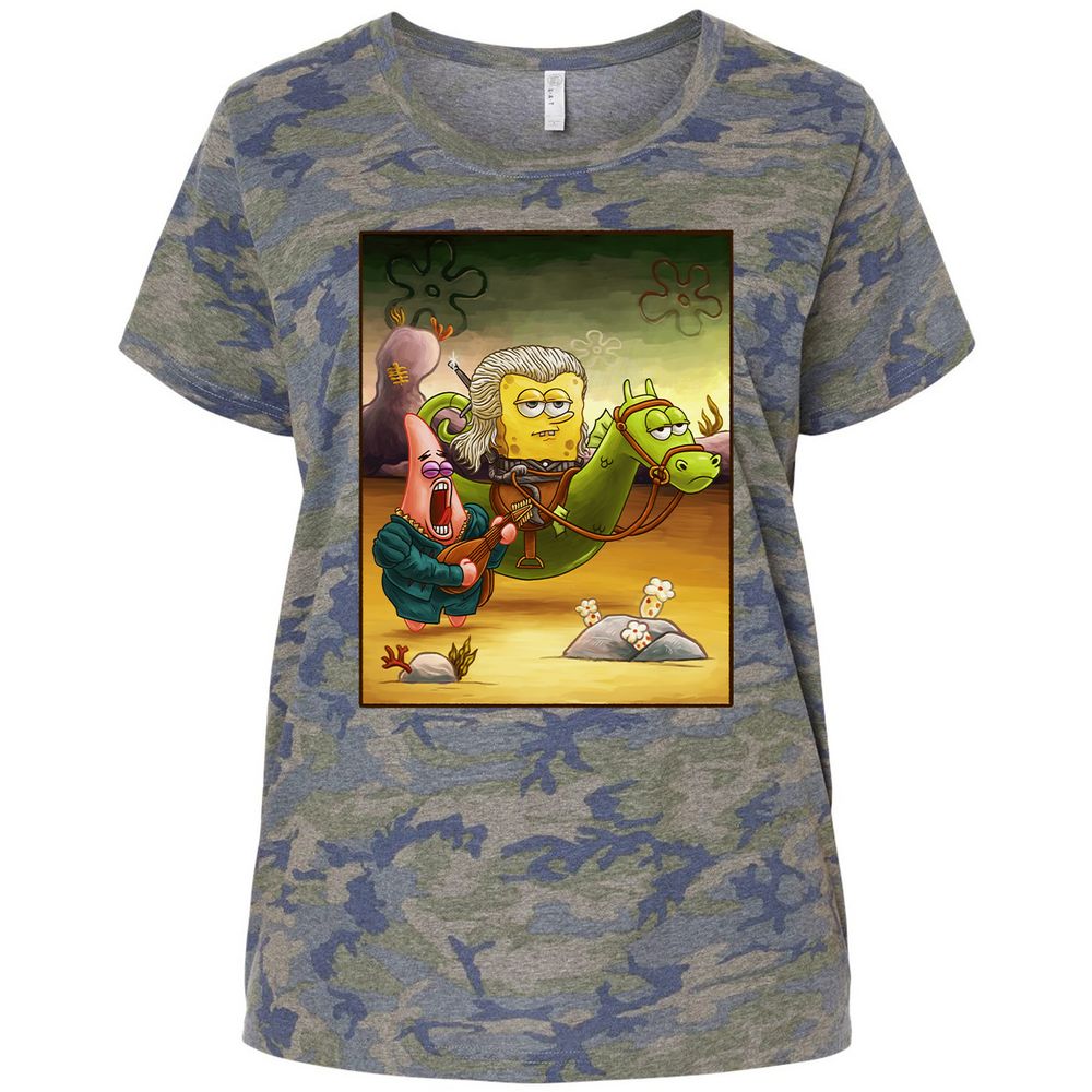 Ladies Curvy Jersey - N1832XWP - Vintage Camo - 5