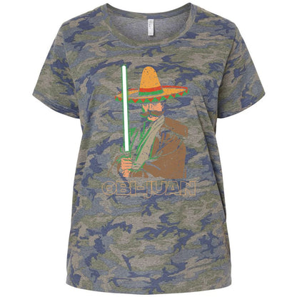 Ladies Curvy Jersey - KF74BVYC - Vintage Camo - 5