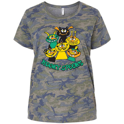 Ladies Curvy Jersey - T49CLR98 - Vintage Camo - 5