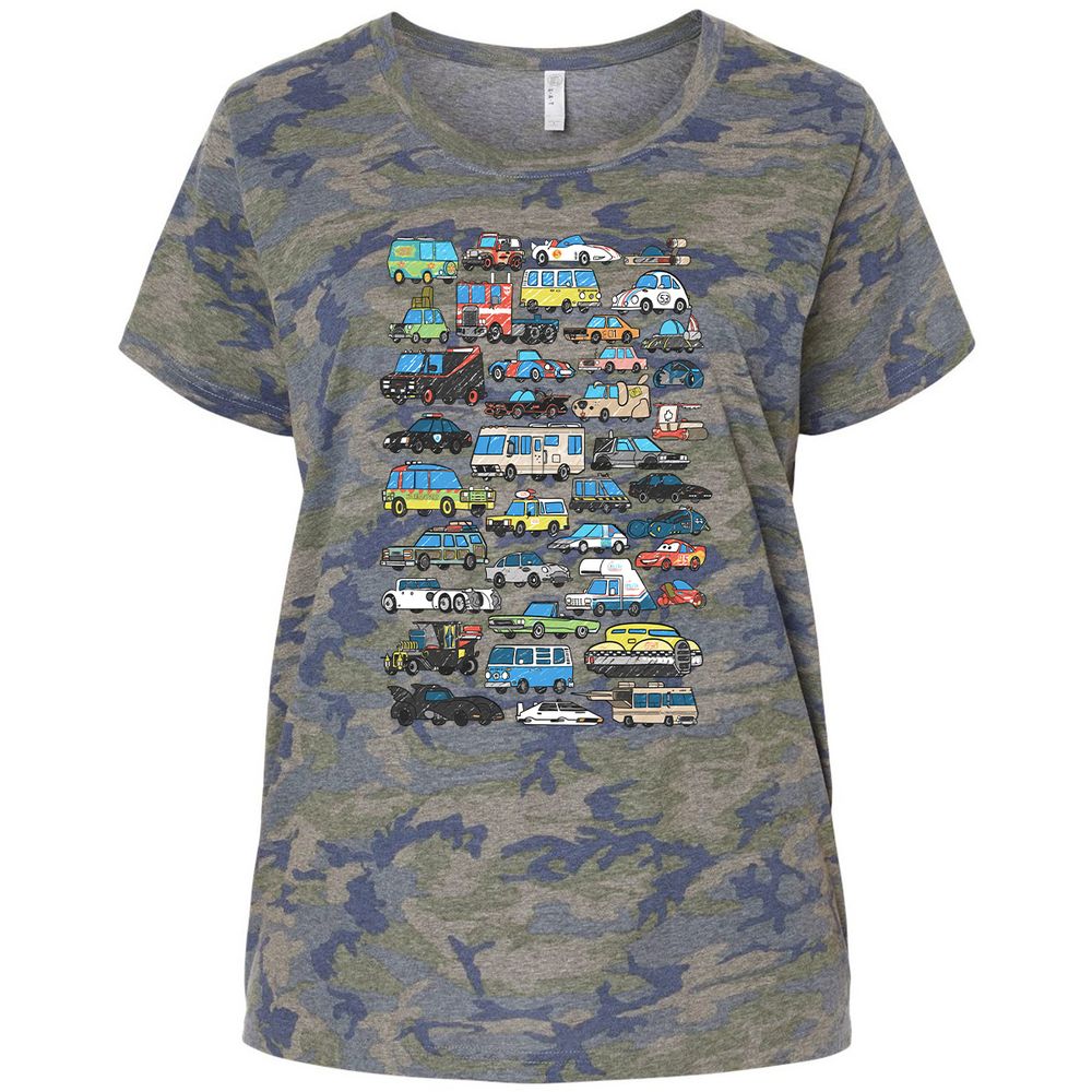 Ladies Curvy Jersey - ZN5178ZT - Vintage Camo - 5