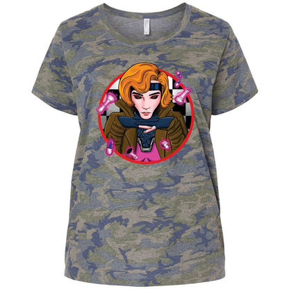 Ladies Curvy Jersey - JCLWX93Z - Vintage Camo - 5