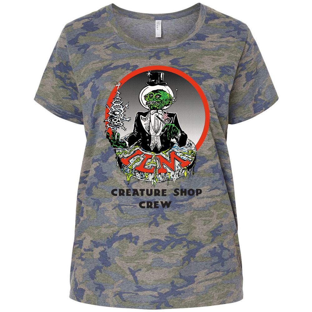 Ladies Curvy Jersey - 774MQM1Y - Vintage Camo - 5