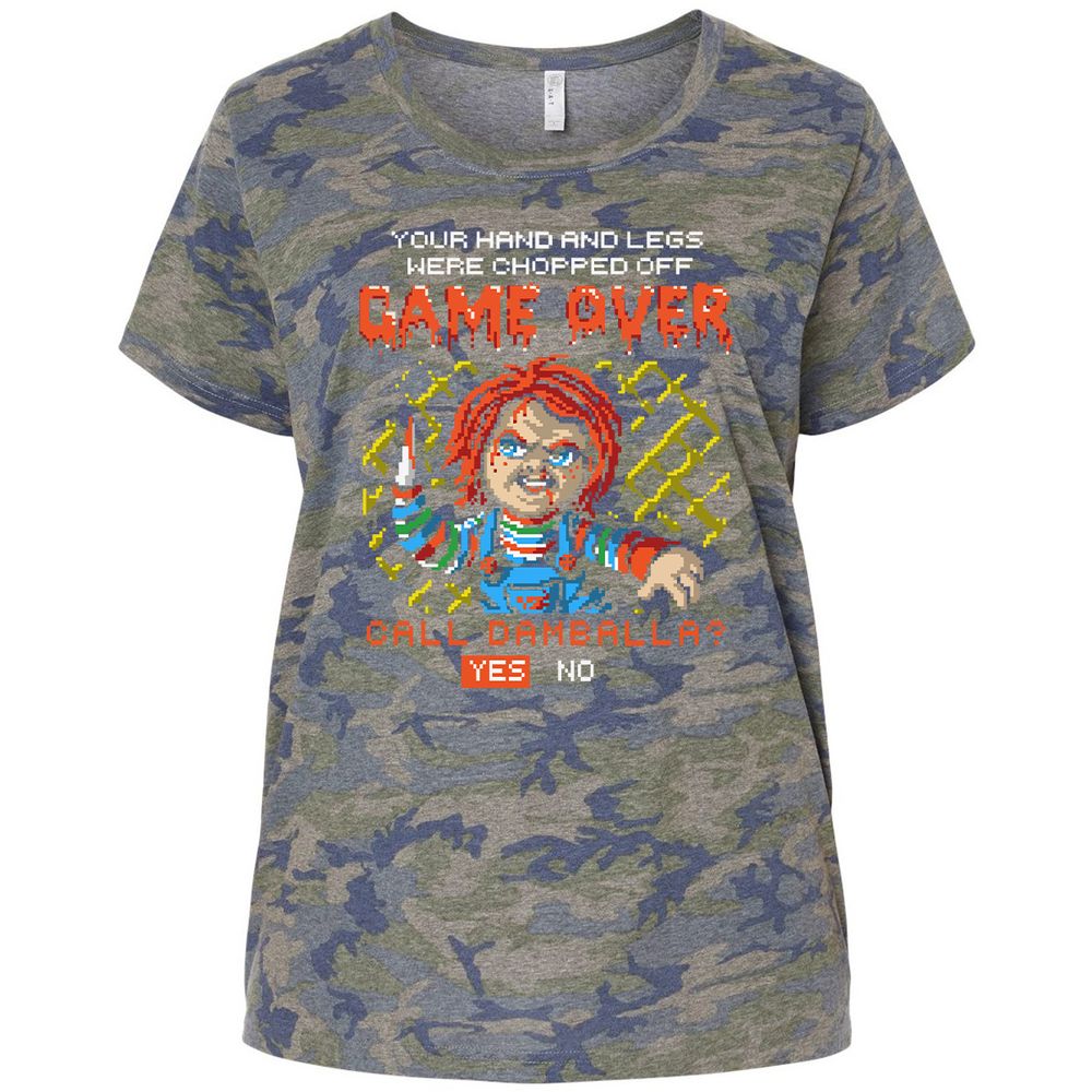 Ladies Curvy Jersey - XVLY3ZJB - Vintage Camo - 5