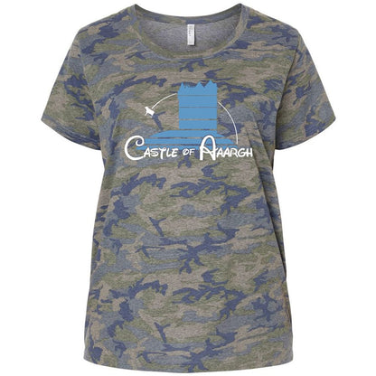Ladies Curvy Jersey - QJE2HQ6F - Vintage Camo - 5