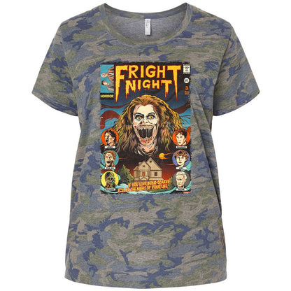 Ladies Curvy Jersey - HYSWKZ6J - Vintage Camo - 5