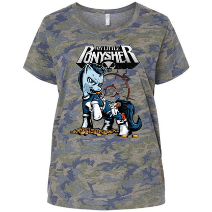 Ladies Curvy Jersey - Q11WXHMV - Vintage Camo - 5