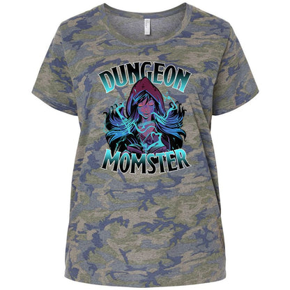 Ladies Curvy Jersey - X4CUXPWQ - Vintage Camo - 5