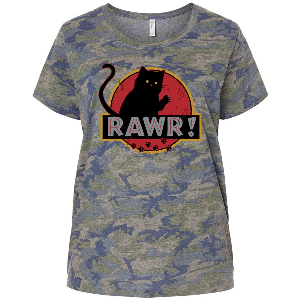 Ladies Curvy Jersey - 2EU2ZNJB - Vintage Camo - 5