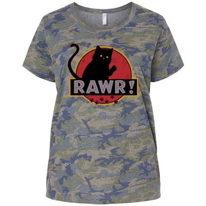 Ladies Curvy Jersey - 2EU2ZNJB - Vintage Camo - 5