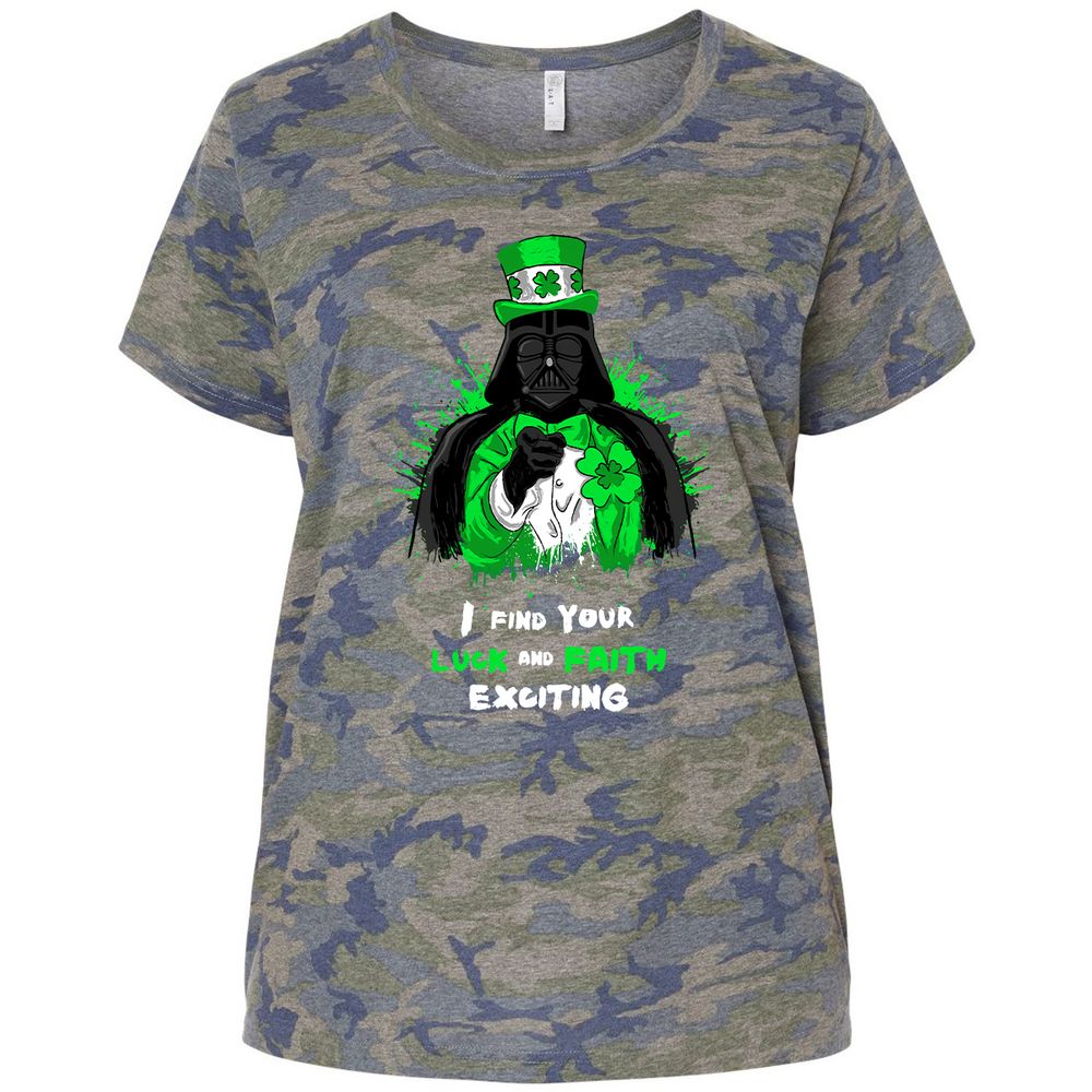 Ladies Curvy Jersey - DTXN2Y5R - Vintage Camo - 5