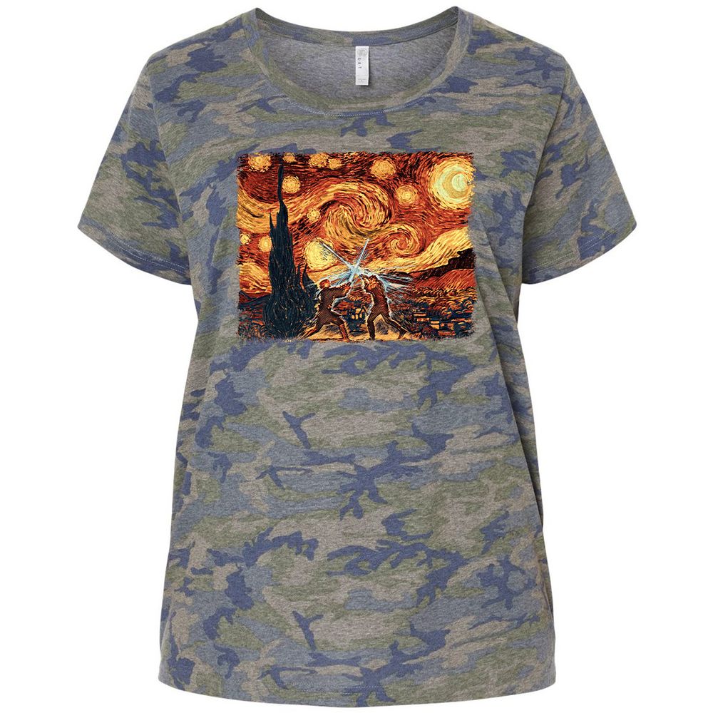 Ladies Curvy Jersey - E1JEEJB6 - Vintage Camo - 5