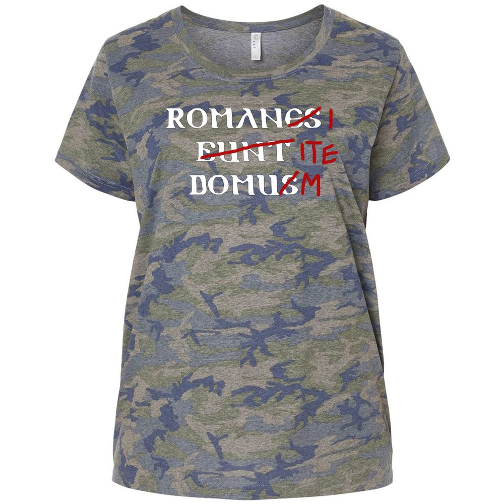 Ladies Curvy Jersey - NZCQRKDY - Vintage Camo - 5