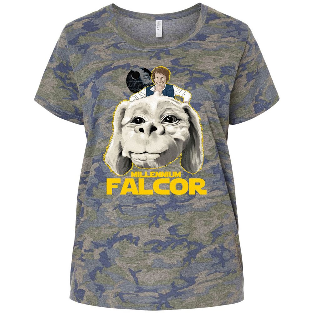 Ladies Curvy Jersey - TTU3N15P - Vintage Camo - 5