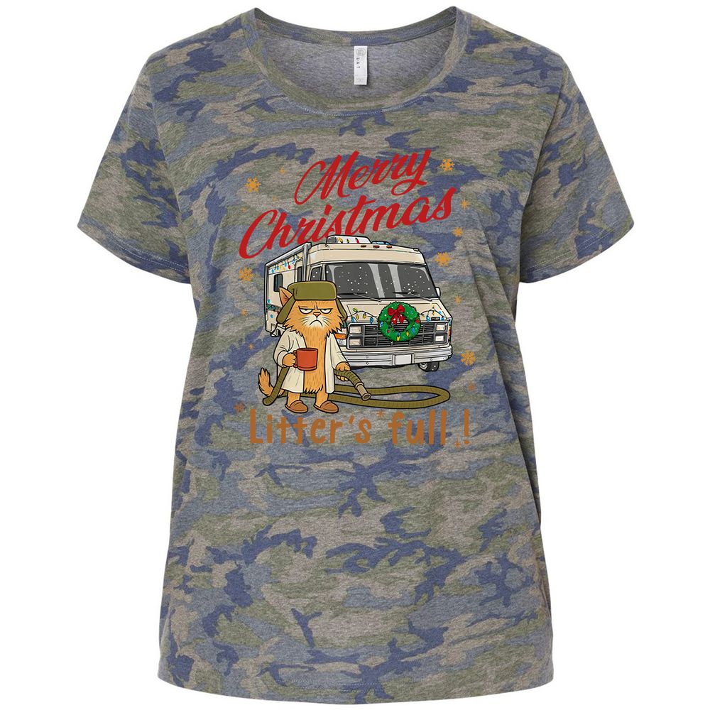 Ladies Curvy Jersey - EHFH8FRH - Vintage Camo - 5