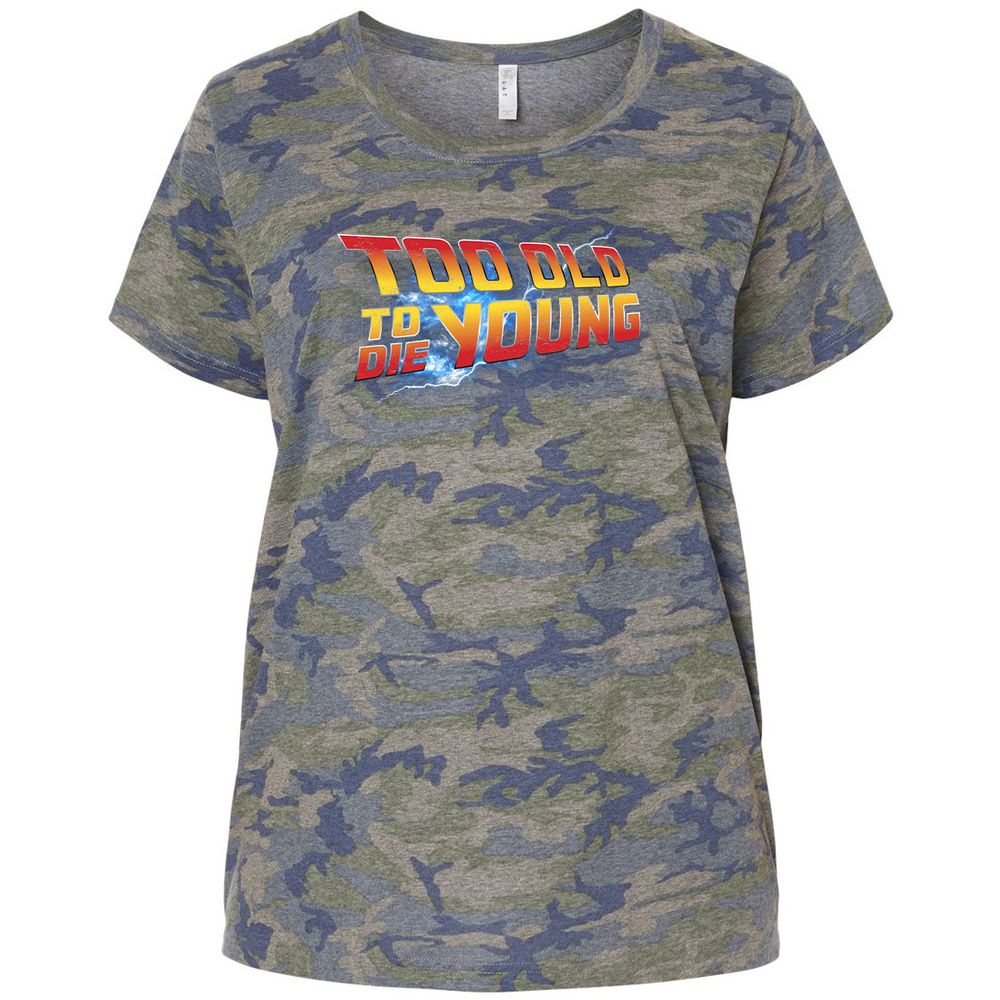 Ladies Curvy Jersey - UL1LT6ZC - Vintage Camo - 5