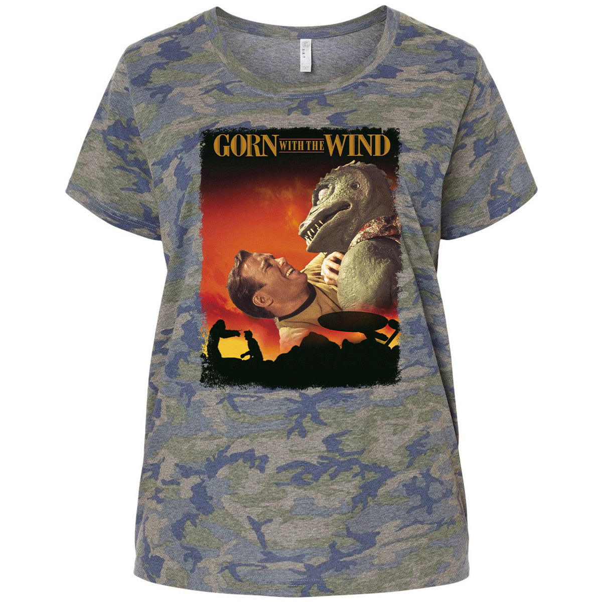 Ladies Curvy Jersey - EV3BYCTW - Vintage Camo - 5